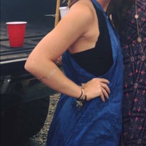 FREE People Black Floral Slip - Picture 5 of 7